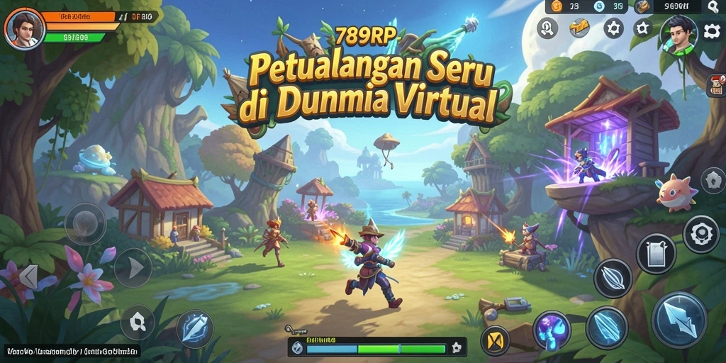 Screenshot gameplay 789RP yang menampilkan petualangan seru di dunia virtual.