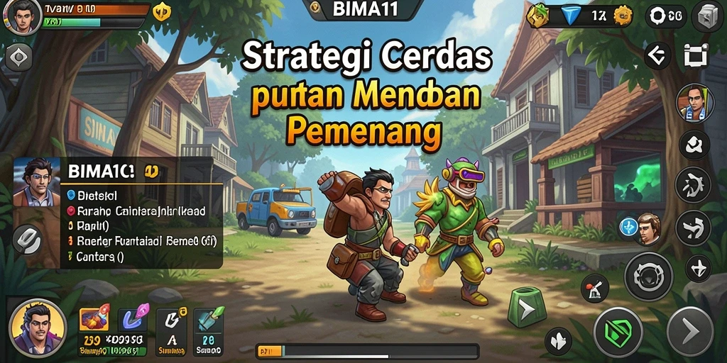 Tampilan gameplay seru dalam BIMA11 dengan aksi strategi mendebarkan.
