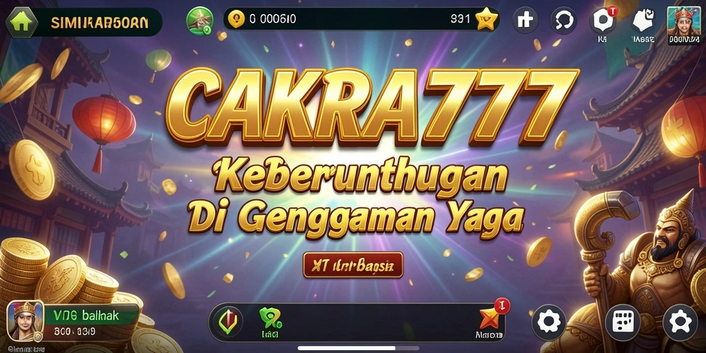 Tampilan gameplay menarik dari CAKRA777 dengan berbagai skenario.