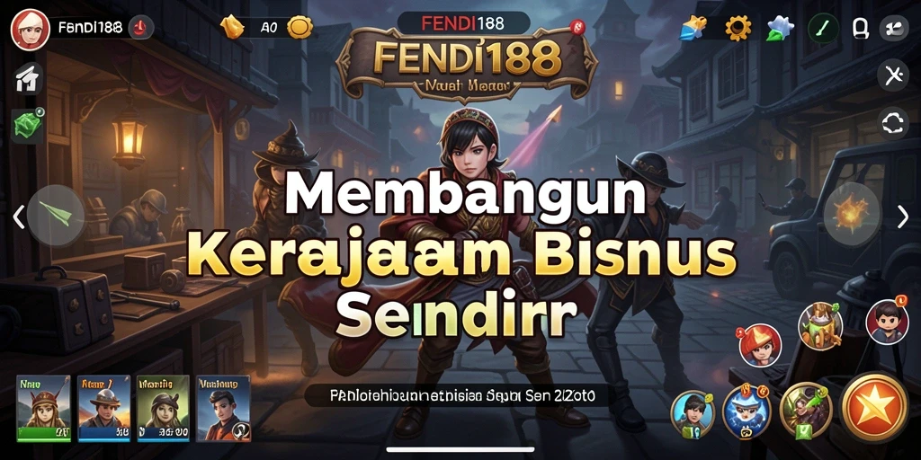 Menampilkan gameplay seru dan manajemen bisnis di FENDI188.