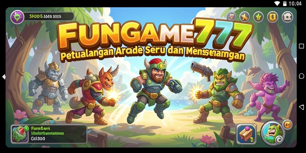 Tampilan gameplay seru dan penuh tantangan di FUNGAME777.