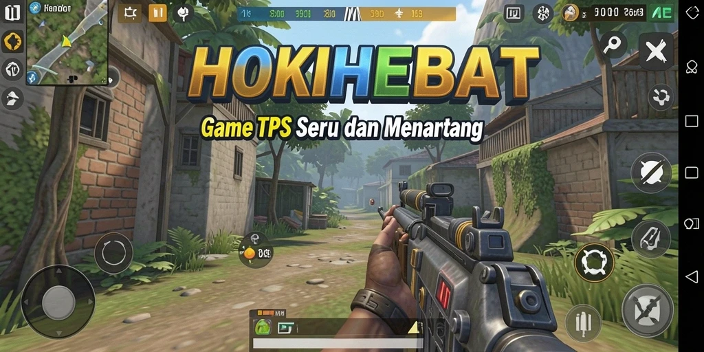 Screenshot gameplay HOKIHEBAT yang penuh aksi dan strategi.
