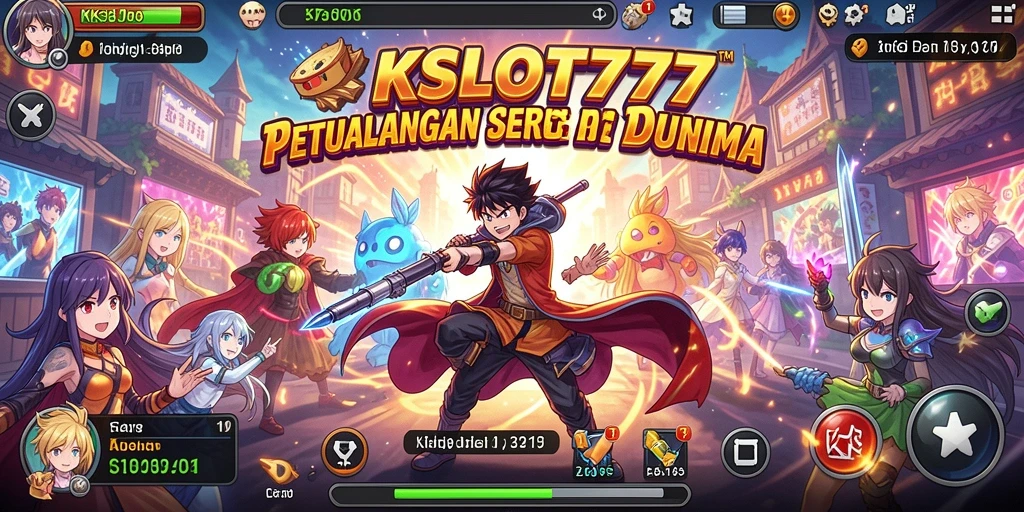 Tampilan gameplay KKSLOT777 yang memukau dengan karakter Anime.