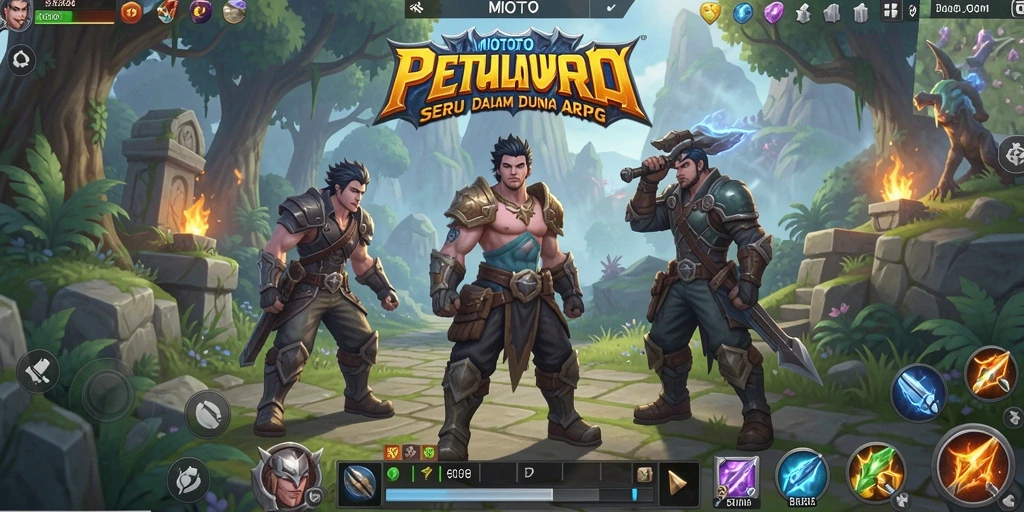Gameplay menarik dan pertarungan dinamis di MIOTOTO.