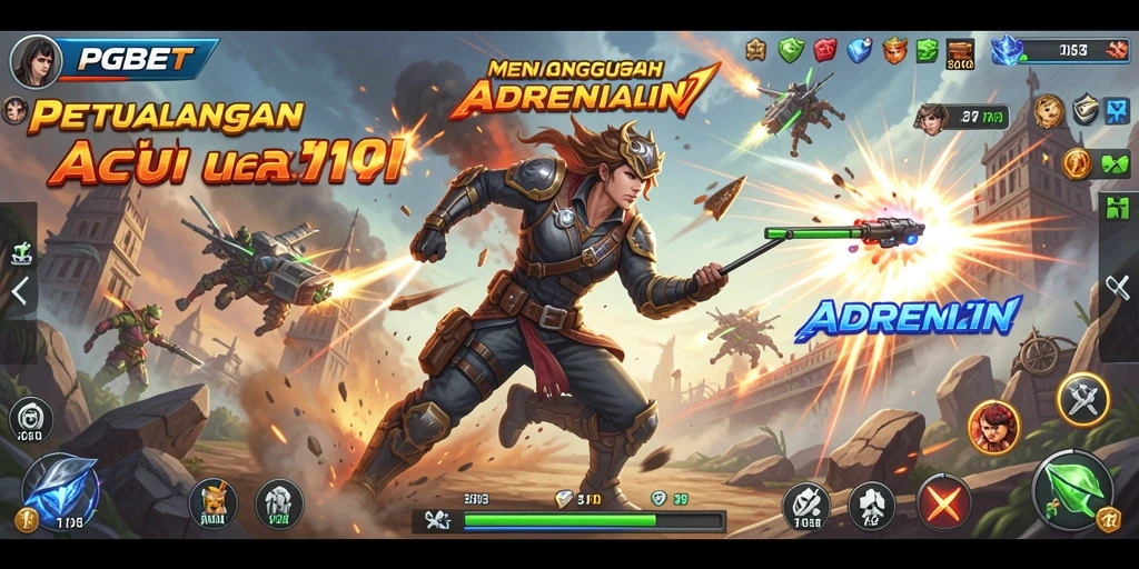 Tampilan aksi seru dalam PGBET dengan grafis yang menawan.