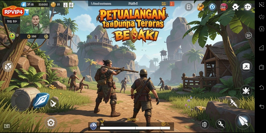 Gameplay Open World RPVIP4 yang menarik dan penuh petualangan.