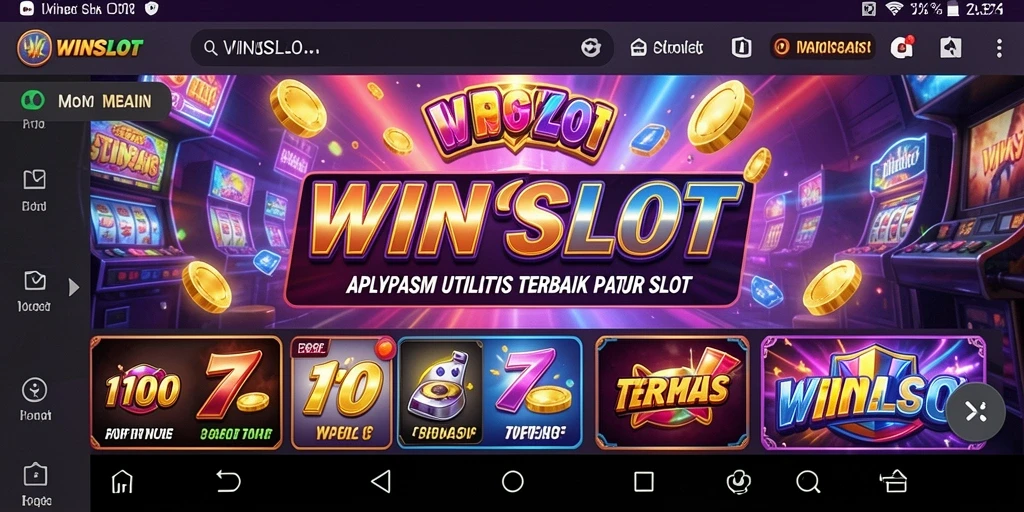 Tampilan aplikasi WINSLOT yang modern dan intuitif.